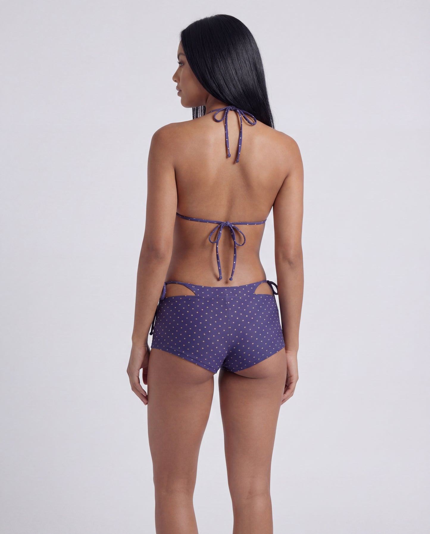 Blue Polka Dot Shorty