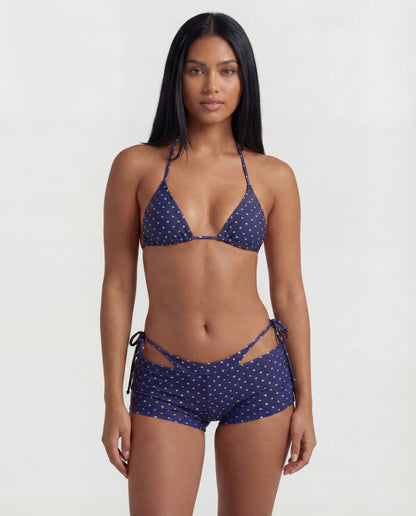 Blue Polka Dot Shorty